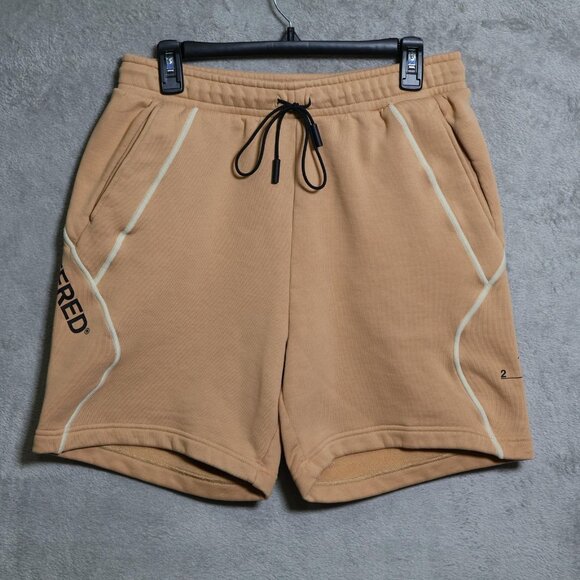 Jordan 23 Engineered Shorts Mens Medium Tan Beige Drawstring Athletic DV7685-277 - Picture 1 of 16